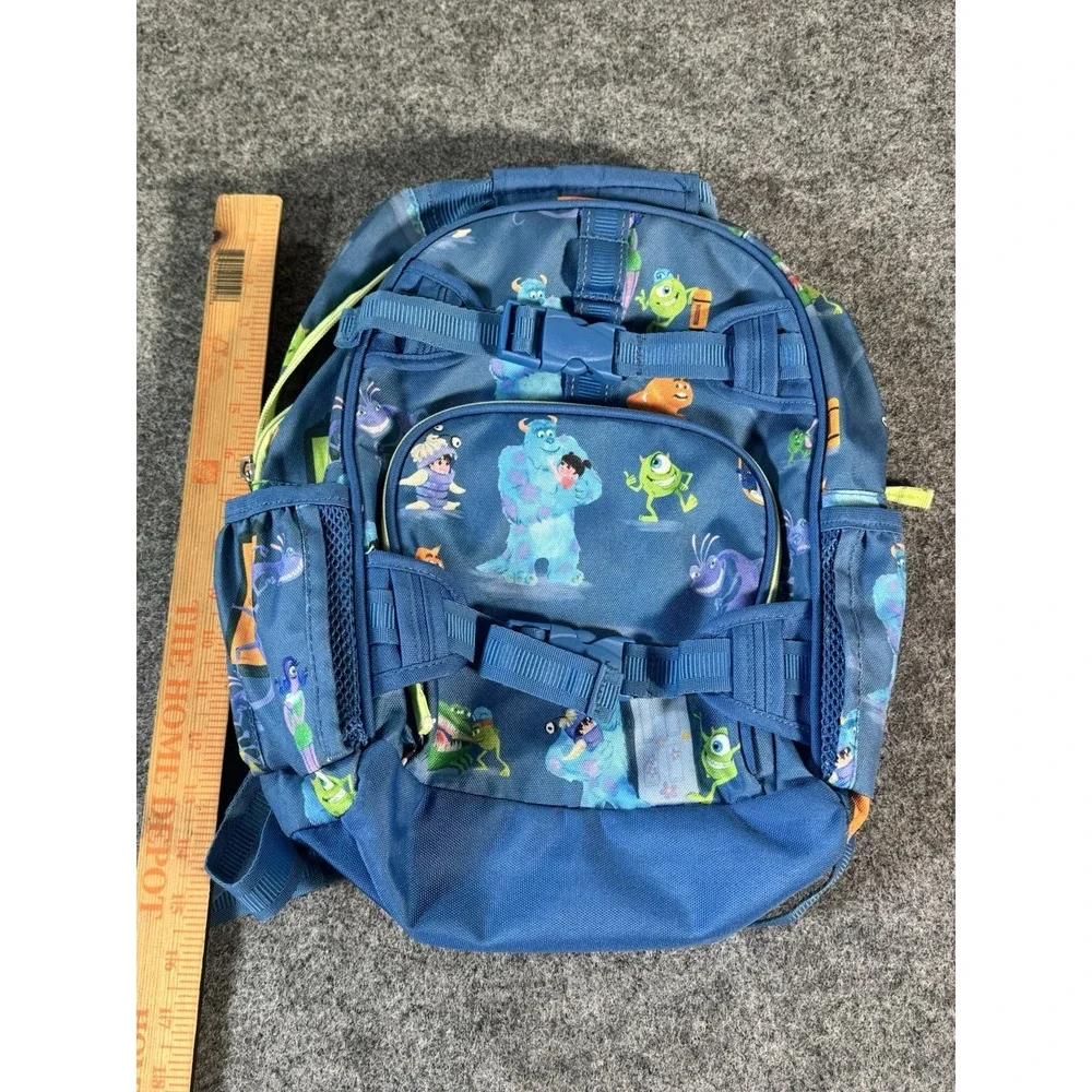 Pottery Barn Kids Disney Pixar Monsters Inc Mackenzie Backpack Blue School Bag